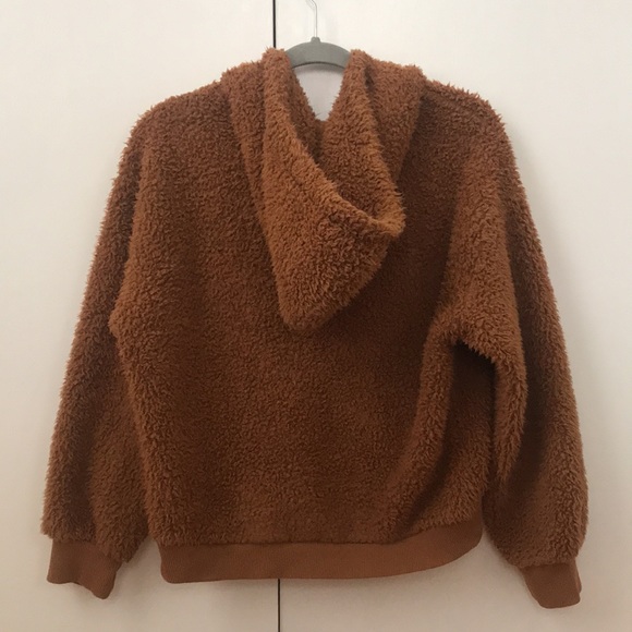American Eagle Teddy Jacket (Burnt Orange) - Picture 2 of 4